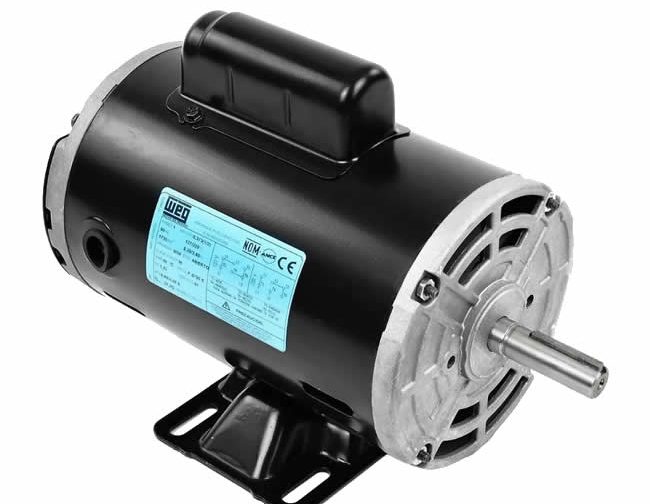 Motor WEG NEMA Monofásico Lámina Rolada (0.25HP, 4 Polos, 1800 RPM)